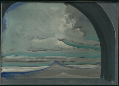 White Cloud, 1922 (pencil, gouache, ceruse & w/c on cardboard)