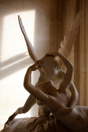 Psyche revived by Love, 1796 (marble)