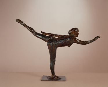 Arabesque on Right Leg, Left Arm in Line, c.1877-85 (bronze)
