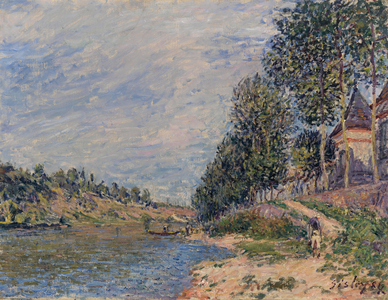 Le Château de la Croix-Blanche à Saint Mammes (après-midi de Septembre), 1884 (oil on canvas)