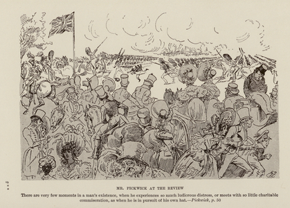 Illustration for Pickwick Papers by Charles Dickens (litho)