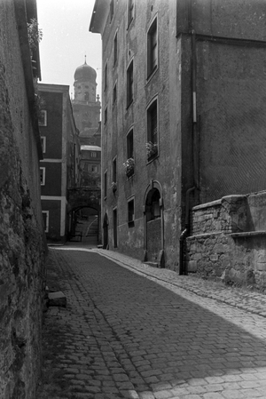 A trip to Passau, Germany 1930s (b/w photo)
