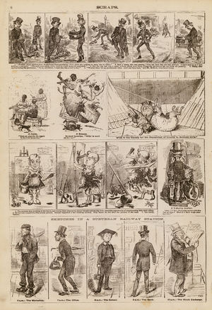 Page from Scraps, Vol III, No 111 (engraving)