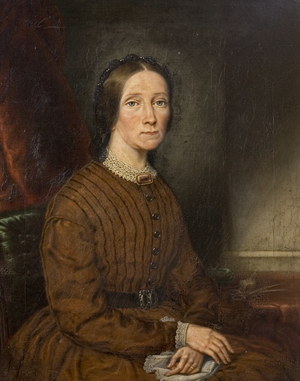 The Painter's Wife Harriet (1809–1868), c.1868 (oil on canvas)