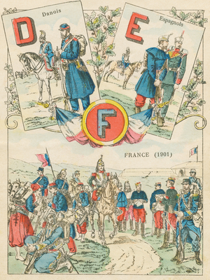 D E F: Danish, Spanish, France in 1901