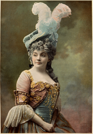 Rejande as La Montansier, 20th century (photo)