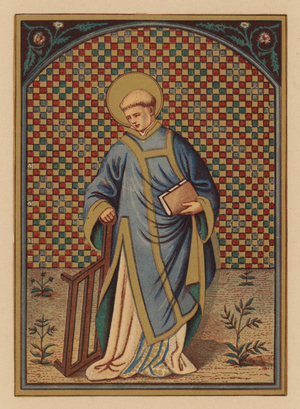 S Laurentius (chromolitho)