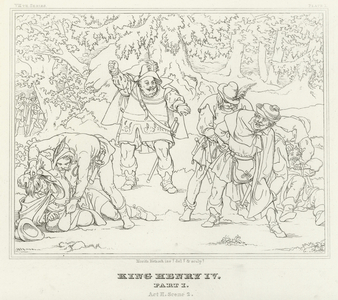King Henry IV, Part I, Act II, Scene 2 (engraving)