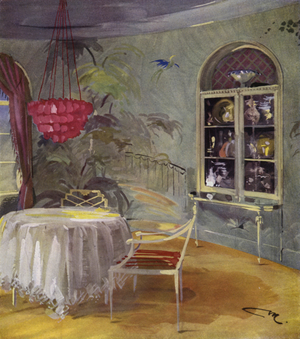 Breakfast-Room (colour litho)