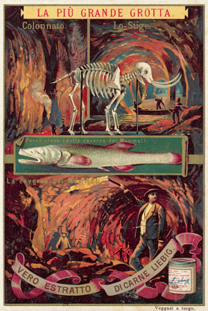 Mammoth Cave, Kentucky (chromolitho)