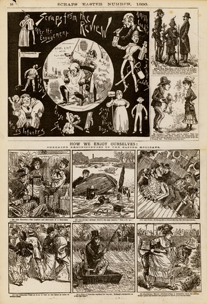 Page from Scraps, Vol IV, No 140 (engraving)