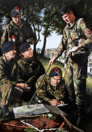Addressing the Model, 2000-2005 (oil on canvas)