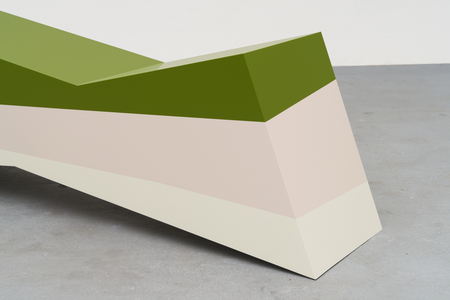 Summer Run, 1964  (detail of)(acrylic on welded plate aluminum)