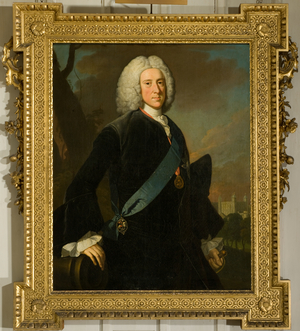 Portrait of John, 2nd Duke of Montagu, K.G. (1690-1749) (oil on canvas)