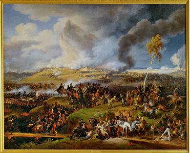 The battle of the Moskova, September 7th 1812 (painting on canvas)
