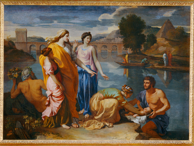 Moise sauve des eaux - Moses rescued from the waters. 1638 ...