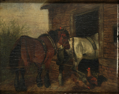After Work (oil on wood panel)