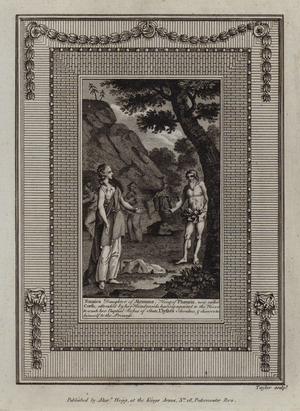 Illustration for Homer's Odyssey (engraving)