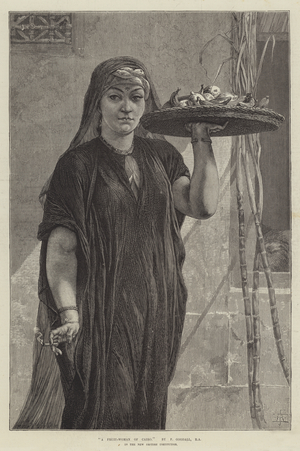 A Fruit-Woman of Cairo (engraving)
