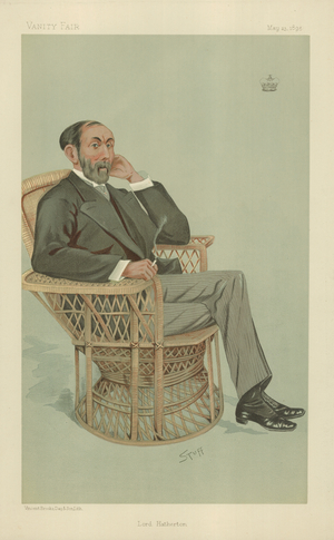 Lord Hatherton (colour litho)