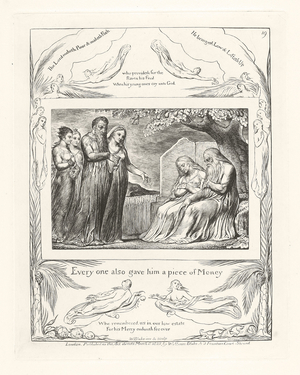 Every one also gave him a piece of Money, 1825