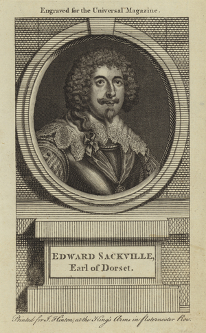 Edward Sackville, Earl of Dorset (engraving)