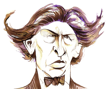 Ferruccio Busoni - colour caricature