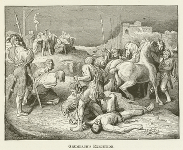 Grumbach's Execution (engraving)