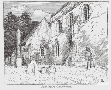 Bennington Churchyard (litho)