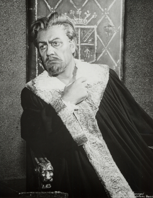 Ghiaurov, Nicolai in Don Carlos by Verdi playing bass role - King Philip in New York Metropolitan season 1965/66