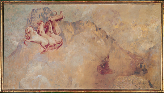 Sun-chariot (oil on canvas)