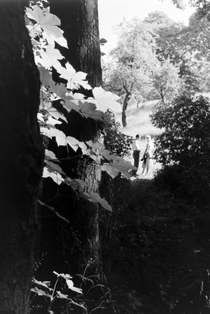 A trip to Stuttgart, Germany 1930s (b/w photo)
