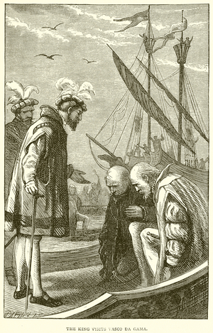 The King Visits Vasco da Gama (engraving)