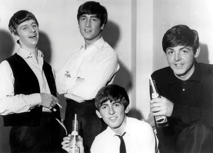 The Beatles, December 1963 (b/w photo)