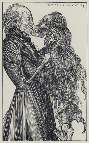 Tennyson, Illustration for A Dream of Fair Women and Other Poems (engraving)