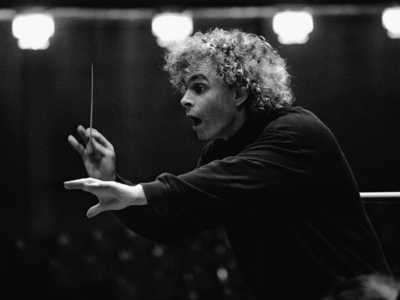Vienna 1995 Simon Rattle, conductor, 1995 (photo)