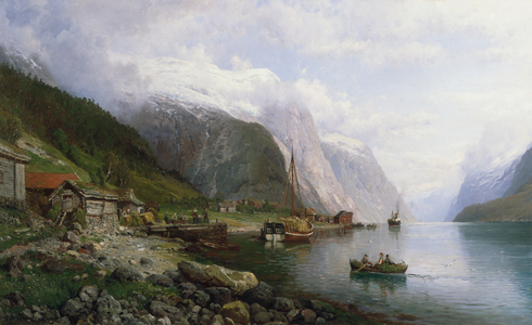 Section from Sognefjorden, 1895 (painting)