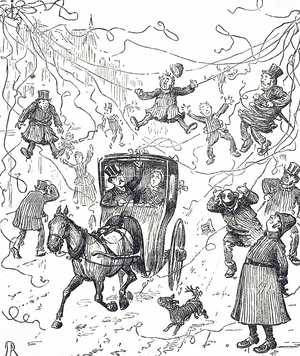 The chaos caused by the increase of telephone wires.