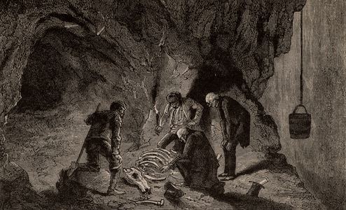 Excavating fossil