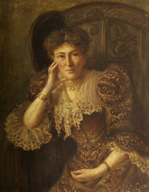 Harriet Alice Selwyn, Mrs William Gilchrist Clark-Maxwell (oil on canvas)