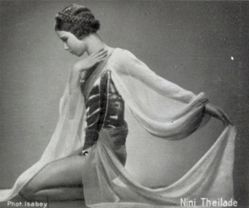 Nini Theilade (b/w photo)