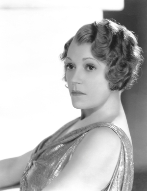 Alice Brady, Publicity Portrait, MGM, 1930's  (b/w photo)