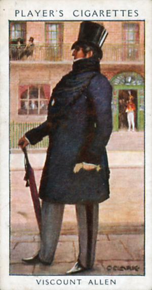 Viscount Allen (colour litho)