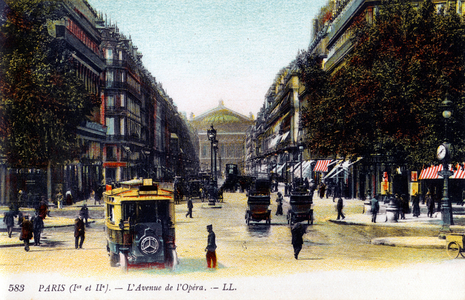 Paris  scene Avenue