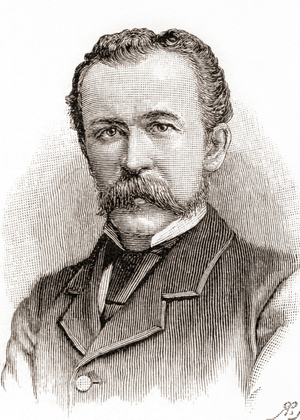 Robert Gibb, 1845 –  1932.  From The Strand Magazine published 1897.