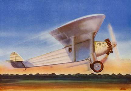 Ryan Monoplane, Spirit of St Louis (colour litho)