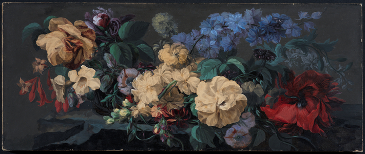 Summer flowers on a ledge, 1768 (bodycolour on paper)