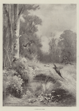A Winter Day's Sport (litho)