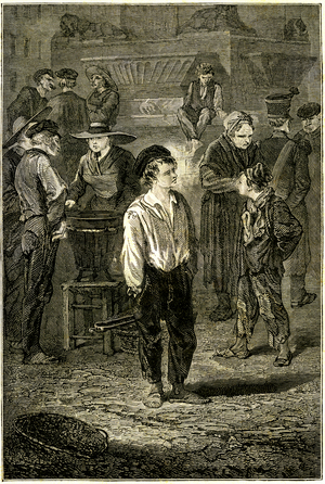 Gavroche, gamin de Paris, 1886 (illustration)