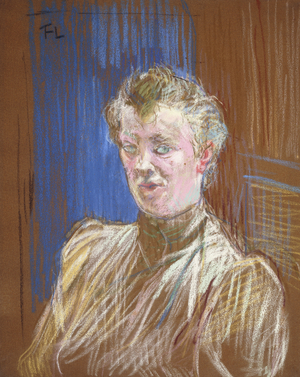 The Stony Gabrielle; La Pierreuse Gabrielle, 1893 (pastel on board)